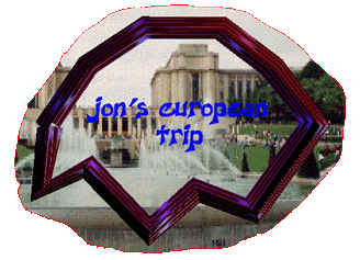 jon's europe trip